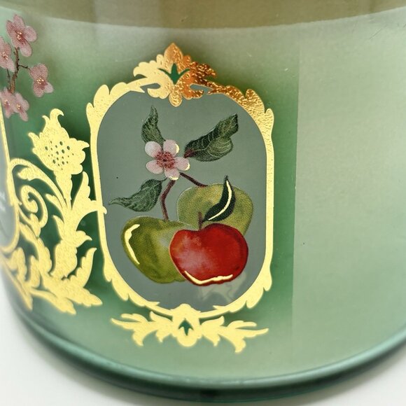 Bath And Body Works Spring Apple 3 Wick Jar Candle 14.5 oz Green Vanilla Pear - Picture 4 of 14